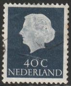 Nederland 1953 627b Juliana 40c Fosfor, Gest, Postzegels en Munten, Postzegels | Nederland, Ophalen of Verzenden, Na 1940, Gestempeld