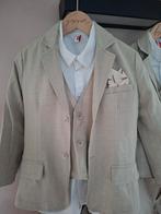 Kostuum/trouwpak Vingino  jongens taupe maat 116 en 128, Ophalen of Verzenden, Zo goed als nieuw, Jongen