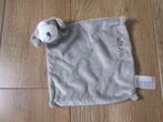 Van Gennip Textiles grijs pluche knuffeldoek Dirkje hond, Ophalen of Verzenden, Nieuw, Hond