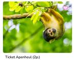 2 E-Tickets toegangkaartjes voor Apenheul twv 58,-, Drie personen of meer, Ticket of Toegangskaart