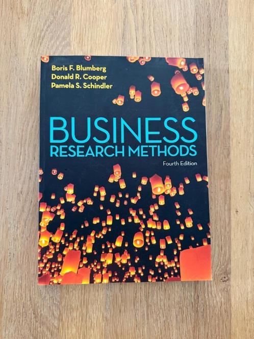 Business Research Methods, Boeken, Economie, Management en Marketing, Zo goed als nieuw, Ophalen of Verzenden