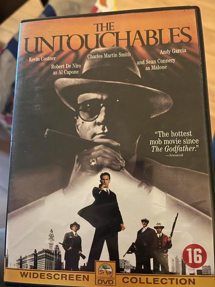 The Untouchables DVD - Actiethriller Klassieker!, Cd's en Dvd's, Dvd's | Thrillers en Misdaad, Gebruikt, Actiethriller, Vanaf 16 jaar