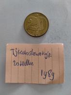 Tjechoslowakije 20 Haleru 1989, Postzegels en Munten, Munten | Europa | Niet-Euromunten, Verzenden, Overige landen, Losse munt