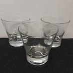 HAVANA CLUB glazen 3 stuks, transparant, 9 cm hoog, Ophalen of Verzenden, Zo goed als nieuw, Borrel- of Shotglas