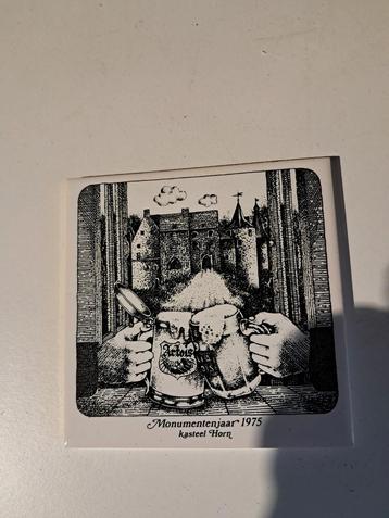 Mosa Tegel Monumentenjaar 1975 Kasteel Horn beschikbaar voor biedingen