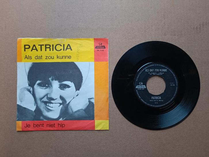 Single: Patricia - Als Dat Zou Kunnen (1967), Cd's en Dvd's, Vinyl Singles, Gebruikt, Nederlandstalig, 7 inch, Ophalen of Verzenden