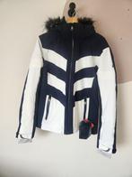 Blauw/wit Luhta Jalonoja jas/skijas/ski-jas - 42, Luhta, Maat 42/44 (L), Nieuw, Ophalen of Verzenden