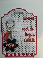 Kaart met sleutelhanger voor oma nr. 3, Ophalen, Nieuw