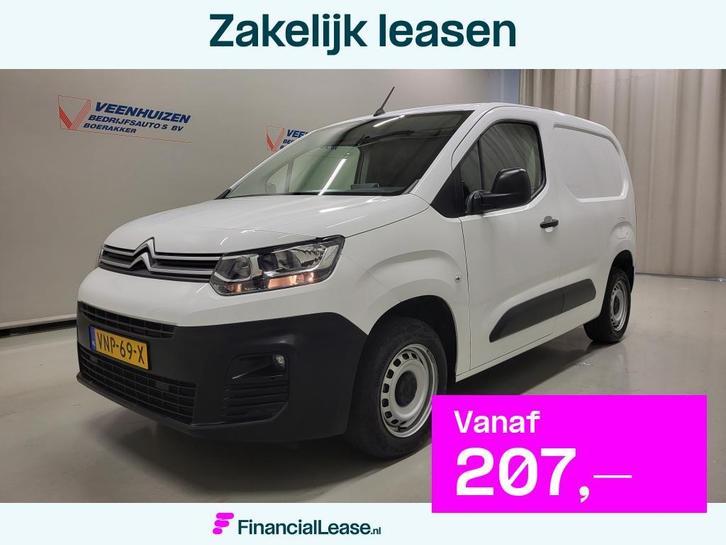 Citroën Berlingo 1.5BlueHDI 100pk Euro 6!, Auto's, Bestelauto's, Bedrijf, Lease, Financial lease, Airconditioning, Android Auto