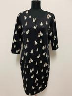 J315 - Myrna By Ned katten jurk maat L (1), Kleding | Dames, Jurken, Ophalen of Verzenden, Zo goed als nieuw, Maat 38/40 (M), Onder de knie