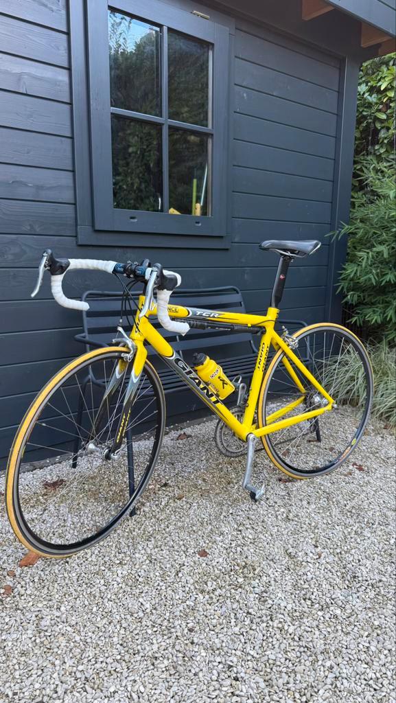 Giant Racefiets TCR met campagnolo Super Record maat M, Fietsen en Brommers, Fietsen | Racefietsen, Gebruikt, Heren, Giant, 15 tot 20 versnellingen