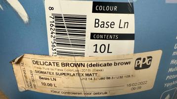 Sigma Superlatex Matt - Delicate Brown - 8 liter beschikbaar voor biedingen