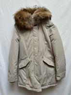 Woolrich coat jacket xs beige parka jas, Ophalen of Verzenden, Zo goed als nieuw, Maat 34 (XS) of kleiner, Beige