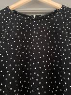 Blouse Zwart met Hartjes Yessica Maat 38 zgan, Kleding | Dames, Blouses en Tunieken, Maat 38/40 (M), Ophalen of Verzenden, Zo goed als nieuw