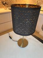 Stijlvolle Tafellamp & Staande lamp (zwart/messing), Huis en Inrichting, Lampen | Tafellampen, Ophalen, Zo goed als nieuw, 75 cm of meer