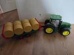 John Deere tractor met balentransport, Ophalen of Verzenden, Gebruikt, Afstandsbediening