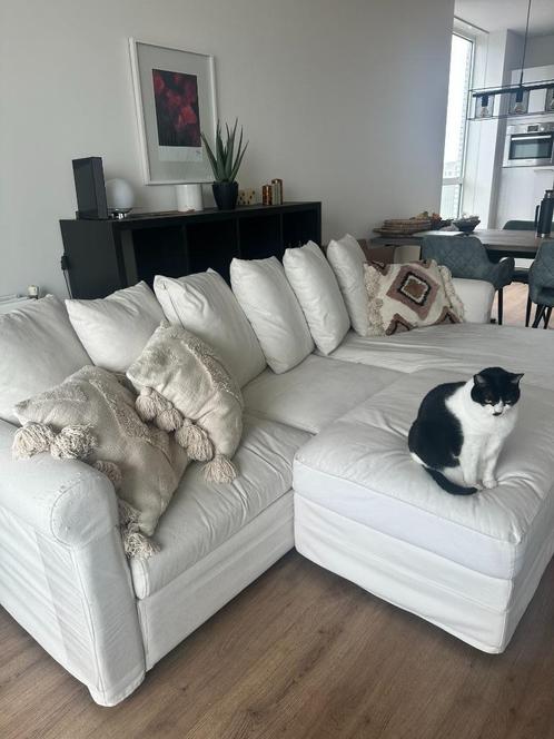Beautiful Cream Sofa Bed, Huis en Inrichting, Banken | Sofa's en Chaises Longues, Gebruikt, Driepersoons, 250 tot 300 cm, 75 tot 100 cm