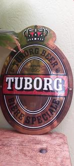 Emaillebord Tuborg bier, Ophalen of Verzenden, Nieuw, Reclamebord, Plaat of Schild, Overige merken