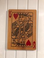 Houten Speelkaart met Epoxy - 40x28cm, Huis en Inrichting, Woonaccessoires | Wanddecoraties, Ophalen of Verzenden, Nieuw