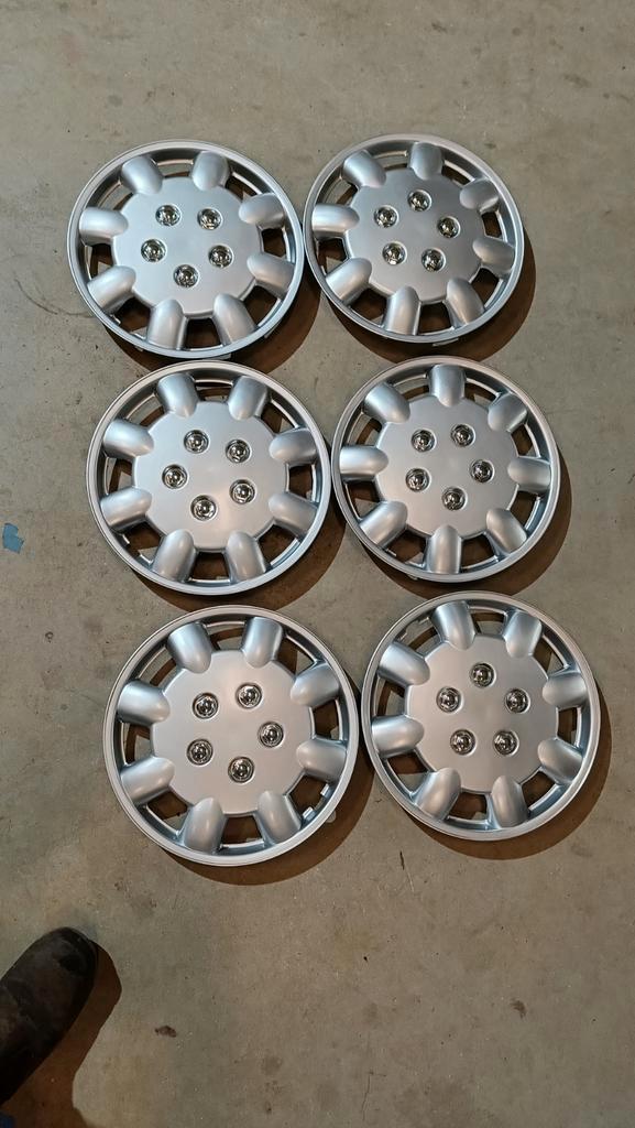 Set van 6 wieldoppen 13 inch, Auto diversen, Wieldoppen, Gebruikt, Ophalen of Verzenden