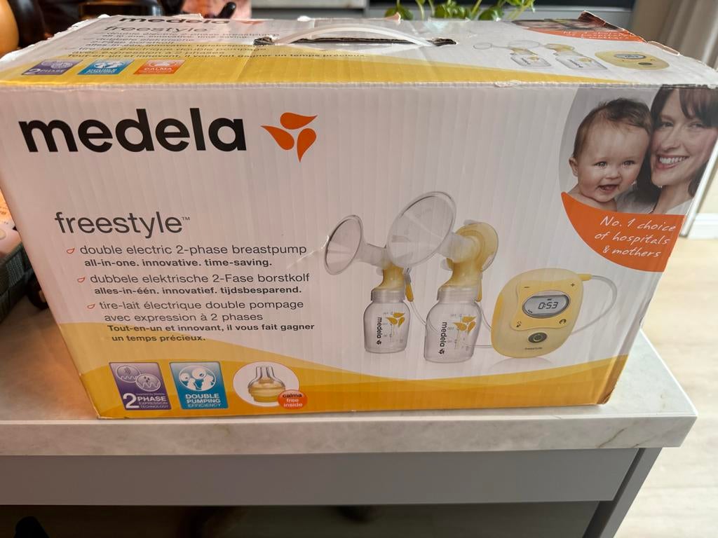 Medela Freestyle Borstkolf - Dubbele Elektrische Kolf, Ophalen, Gebruikt, Borstkolf