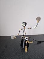 Vintage design tafellamp robotfiguur "lampje" verstelbaar, Ophalen of Verzenden, Minder dan 50 cm