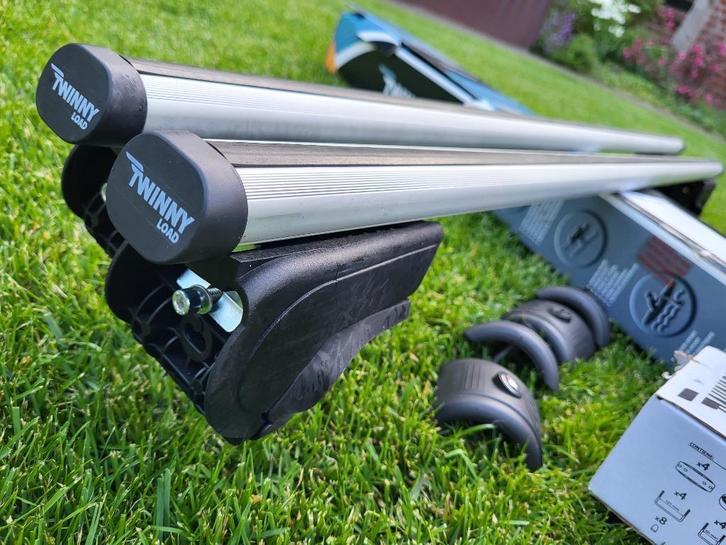 Te Huur: Universele Dakdragerset Twinny Load 124cm, Auto diversen, Dakdragers, Zo goed als nieuw, Ophalen