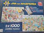 Jan van Haasteren combidoos 2x1000, Ophalen of Verzenden, 500 t/m 1500 stukjes, Zo goed als nieuw, Legpuzzel