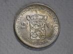 Prachtige schaars Nederlandse zilveren 2 1/2 gulden, 1943D., Verzenden, Zilver, Koningin Wilhelmina, Losse munt