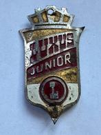 Oud Luxus Junior balhoofdplaatje. Balhoofd plaatje., Ophalen of Verzenden, Gebruikt, Gebruiksvoorwerp