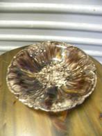 Fruitschaal met pootjes retro jaren 70, keramiek, Duits, bru, Ophalen of Verzenden