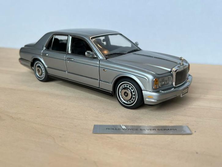 Franklin Mint - Rolls Royce type Silver Seraph 1998., Hobby en Vrije tijd, Modelauto's | 1:24, Zo goed als nieuw, Overige merken