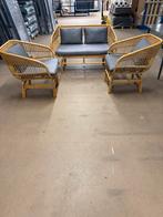 Nordal Denmark Rotan Bank & Stoelen Set, Antiek en Kunst, Ophalen