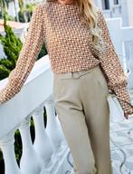 Elegante Dames Top - Maat M, Kleding | Dames, Tops, Maat 38/40 (M), Verzenden, Beige, Nieuw