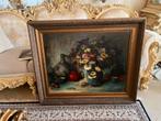 Groot olieverf stilleven schilderij, Ophalen