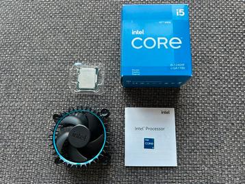Intel i5 12400F met stock cooler 2 jaar garantie beschikbaar voor biedingen
