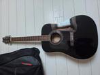 Washburn D10LHB linkshandig incl. tas, Ophalen, Zo goed als nieuw, Klassieke of Spaanse gitaar
