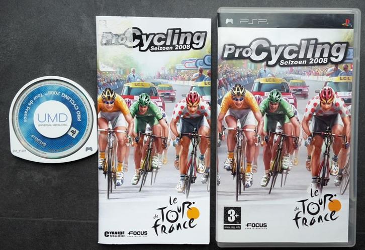 PSP - Pro Cycling 2008 - Tour De france Wielrennen, Spelcomputers en Games, Games | Sony PlayStation Portable, Zo goed als nieuw