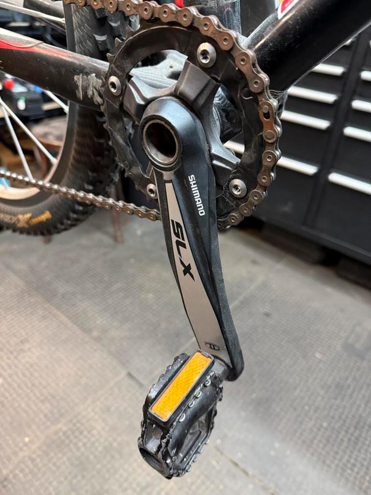 Nette crank set SLX hollow tech 2 met gratis trapas en pedal, Fietsen en Brommers, Fietsonderdelen, Zo goed als nieuw, Mountainbike