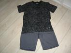 Nw Heren Jongens set korte broek + shirt samen €15.- 170 176, Kinderen en Baby's, Kinderkleding | Maat 176, Ophalen of Verzenden