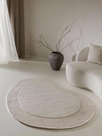 Benuta wollen vloerkleed “Shape” – 140 × 200 cm, crème beschikbaar voor biedingen