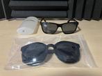 Zonnebrillen waarvan 1 niet gebruikt en met koker, Overige merken, Gebruikt, Zonnebril, Zwart