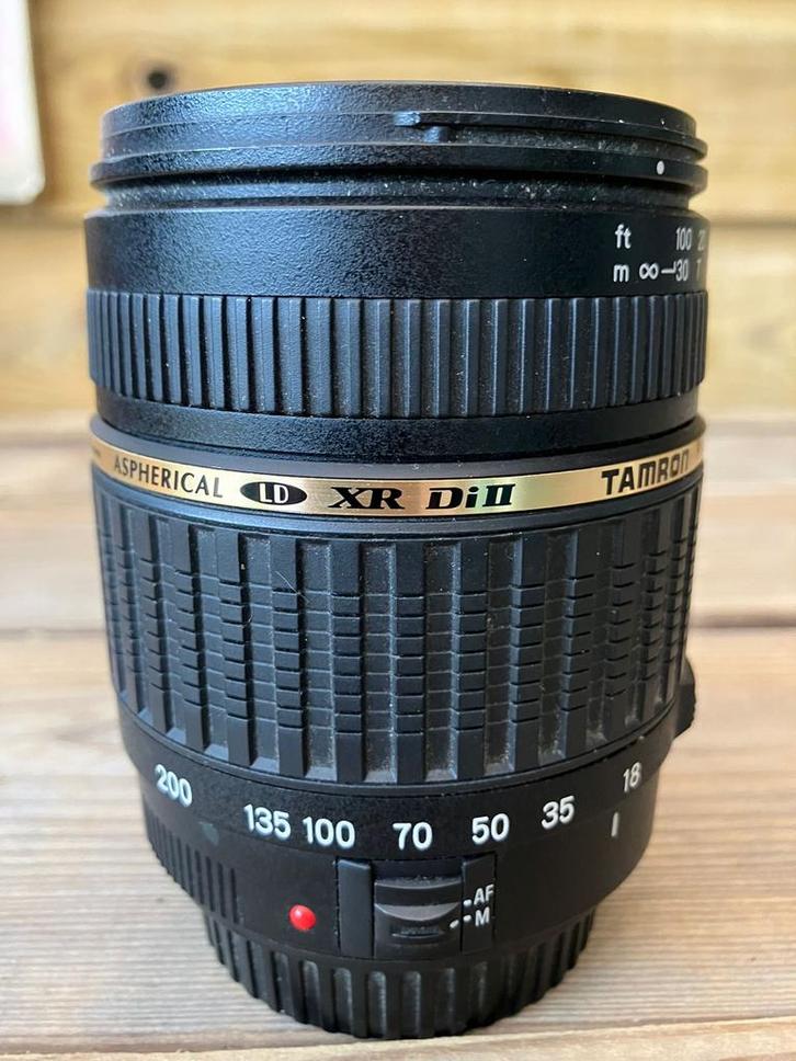 Tamron 18-200mm F/3.5-6.3 Di II XR A14 Lens, Audio, Tv en Foto, Fotografie | Lenzen en Objectieven, Gebruikt, Standaardlens, Zoom