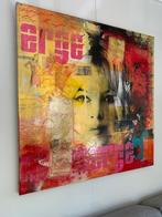 Schilderij van Claus Costa 120 x 120 Blossom Brigitte, Antiek en Kunst, Ophalen