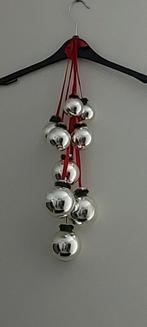 brocante vintage glazen oude kerstballen, tros 9 stuks, Antiek en Kunst, Curiosa en Brocante, Ophalen