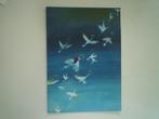 Kunstkaart Miriam Bouwens a new beginning vogels vliegen, Verzenden, 1980 tot heden, Vogel