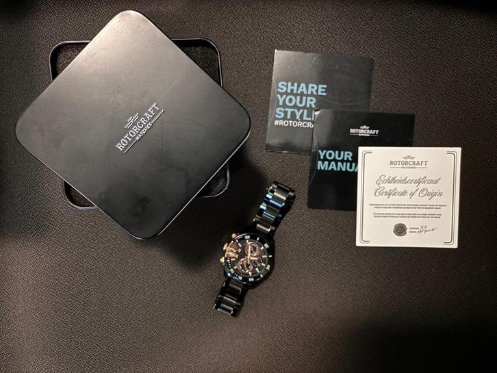 Nieuw Rotorcraft RC3103 heren horloge., Sieraden, Tassen en Uiterlijk, Horloges | Heren, Nieuw, Polshorloge, Overige merken, Staal