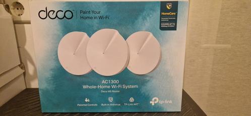 TP-Link Deco M5 AC1300 - 3-Pack Mesh Wifi Systeem, Computers en Software, WiFi-versterkers, Zo goed als nieuw, Ophalen of Verzenden