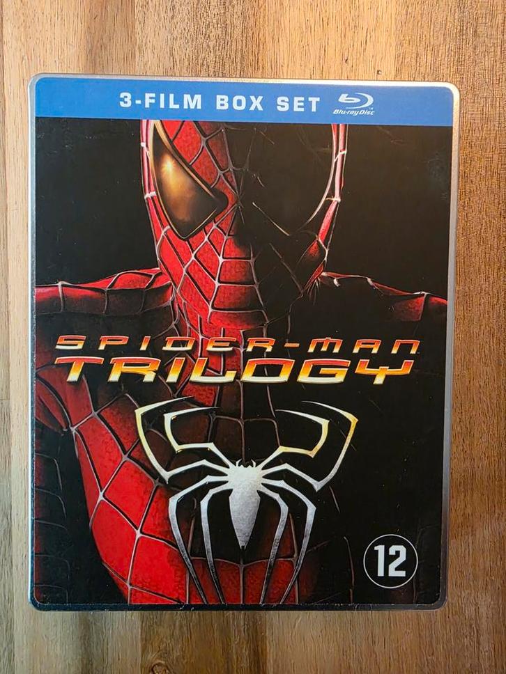 Spiderman Trilogy Metalcase Blu-ray, Cd's en Dvd's, Blu-ray, Zo goed als nieuw, Actie, Boxset, Ophalen of Verzenden