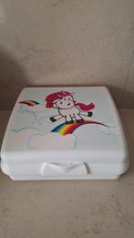 Tupperware unicorn  eenhoorn snacky box, Huis en Inrichting, Keuken | Tupperware, Ophalen of Verzenden, Gebruikt, Wit, Overige typen
